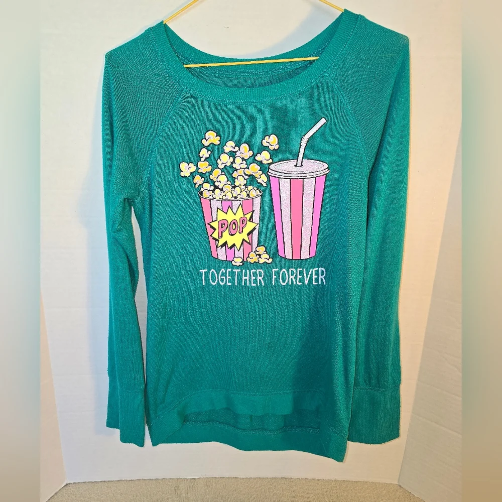 Justice Girl's Graphic T-Shirts and Camo Jacket Set size 12/14